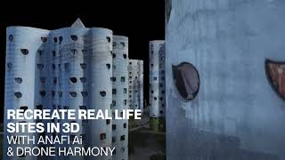 Recreate real life sites in 3D with ANAFI Ai &amp; @droneharmony