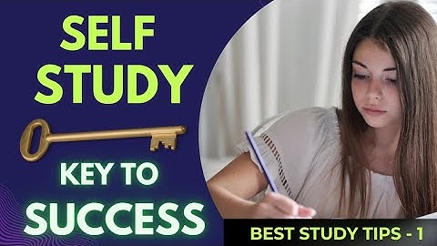 BEST SELF STUDY TIPS FOR STUDENTS |  SUNIL SAWANT