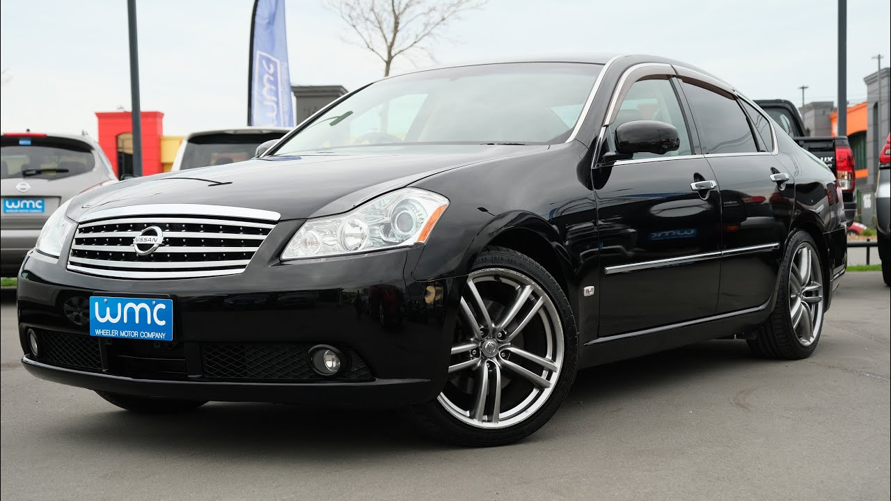 2007 Nissan FUGA 450GT Sports Leather Package - YouTube