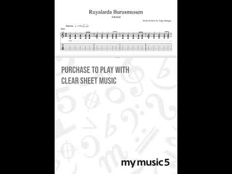 Rüyalarda Buruşmuşuz (Guitar1&2)【Guitar TAB / 2 part set / perfectly copy】 - Adamlar