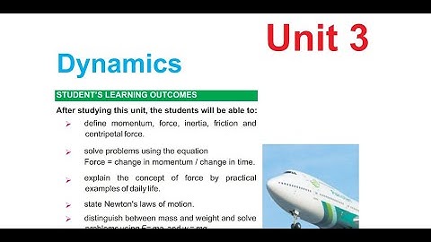 Physics Numericals 3.1, 3.2, 3.3, 3.4 & 3.5 (Dynamics 9th Class)