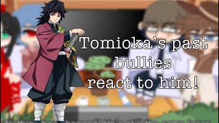 {Tomioka’s past bullies react to him}{Gacha club}{giyushino}{credits in video}