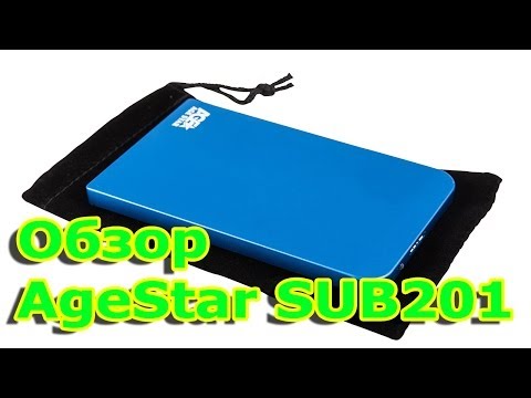 Обзор контейнера для жесткого диска AgeStar SUB201 [Sata 2.5 to USB]