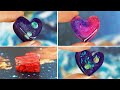 Galaxy in the heart of resin DIY 10 CHEAP AND EASY DIY JEWELRY IDEAS  Resin GALAXY necklace