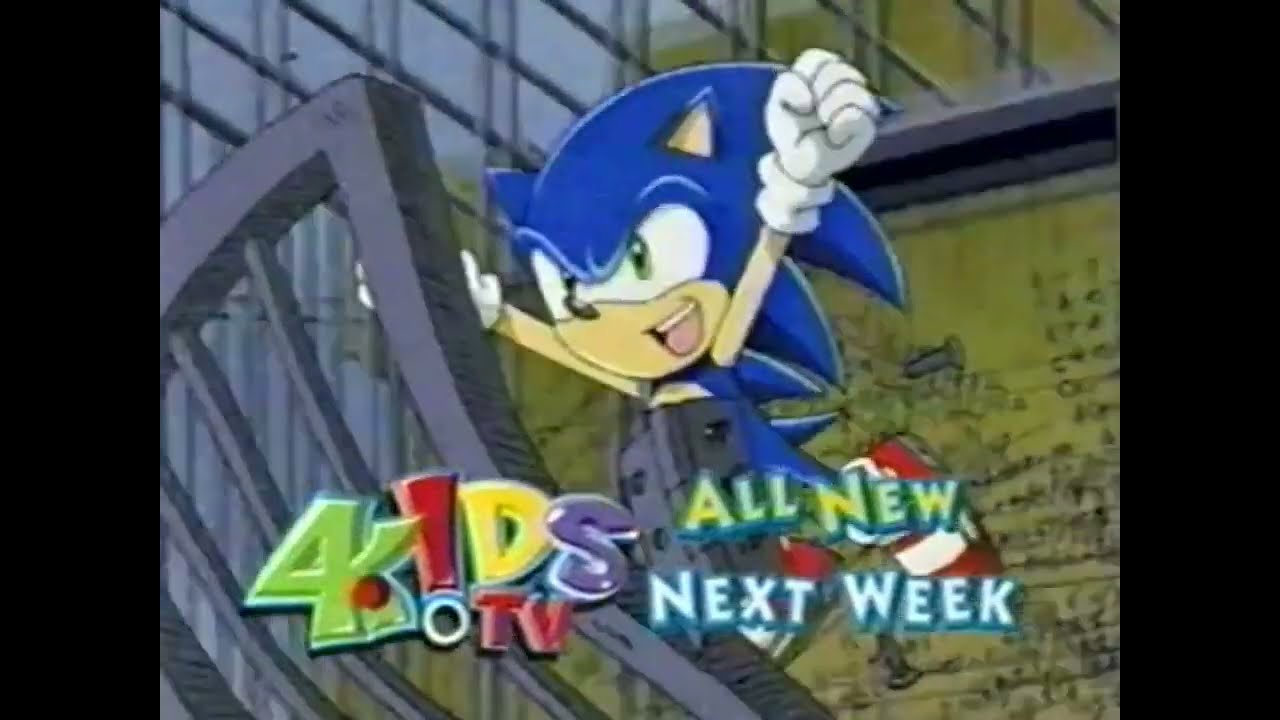 4KidsTv March 12, 2005 It's All New Back To Back Episodes Of Sonic X Next Week On 4KidsTv