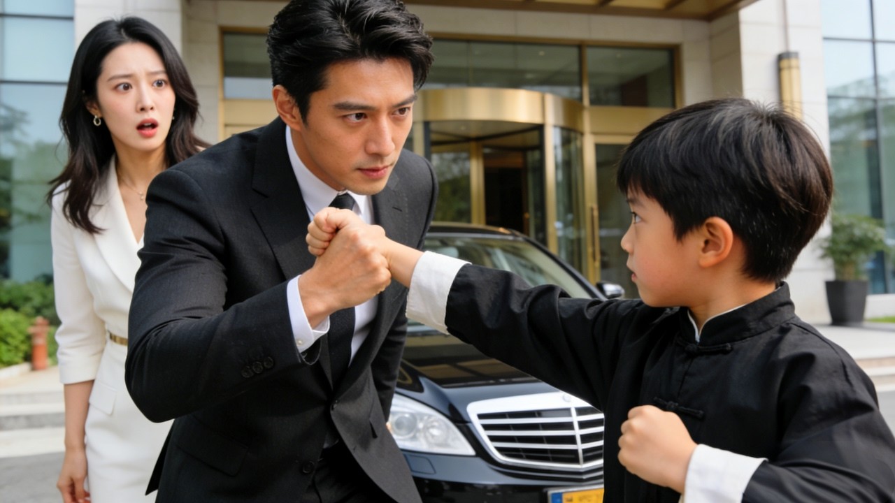 這太荒唐了！畢業即領證，結婚六年竟不知老公長啥樣？直到功夫天才兒子把總裁親爹打趴下，真相曝光：原來那個