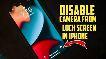 How to Disable Camera From Lock Screen in IPhone | Malayalam | Sadiqtalks