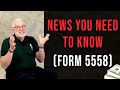 Retirement news you actually need to know ep2 form 5558