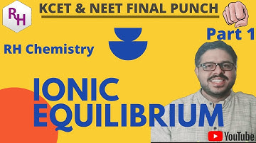 IONIC EQUILIBRIUM: MCQ