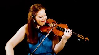 Bach Chaconne, Telemann, Paganini & Fiddle tunes, Augusta McKay Lodge, baroque violin 4K UHD video.