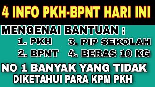4 INFORMASI MULAI TGL 15-30 JUNI 2023 MENGENAI BANTUAN PKH-BPNT-PIP-BERAS 10KG❗SIMAK✅