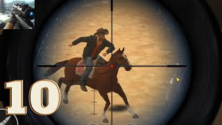 Sniper Honor 3D Shooting Game - Gameplay Walkthrough Part 10 - Chapter 4 Wild West  (Android, iOS) screenshot 3