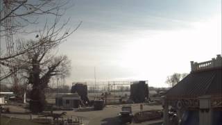 Cedar Point 2013: GateKeeper Construction Time Lapse (Week 24: 1/14/13 - 1/20/13) - Angle 2