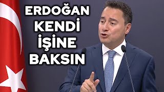 Muhalefeti Hurbaşkanı Adayını Ilan Etmeye Zorlayan Erdoğana Ali Babacandan Sert Yanıt
