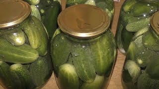 Маринованные хрустящие огурцы на зиму рецепт Очень вкусные Маринованные хрустящие огурцы на зиму рецепт Очень вкусные