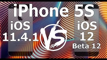 Speed Test : iPhone 5S - iOS 12 Beta 12 vs iOS 11.4.1 (iOS 12 Public Beta 10 Build 16A5366a)
