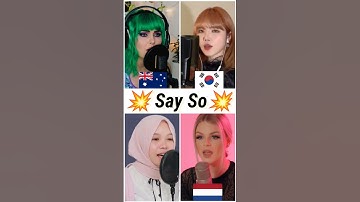 Thumbnail of Who sang it better: Say So ( australia, netherlands, south korea, indonesia ) Doja Cat #shorts