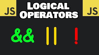 Learn JavaScript LOGICAL OPERATORS in 5 minutes ❗