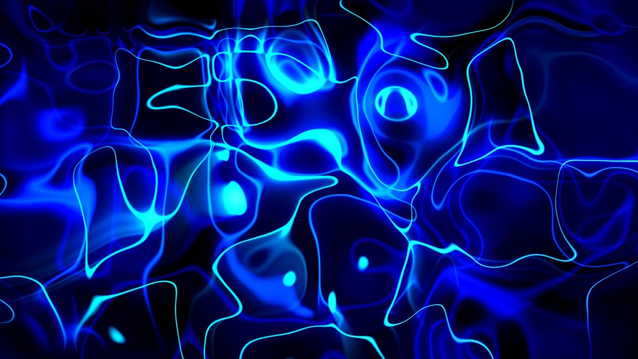 Bright Abstract Neon Blue Lines Background video | Footage | Screensaver -  YouTube