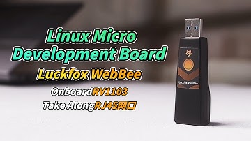 Luckfox Pico WebBee RV1103 Linux Micro Board, Integrates Arm Cortex-A7/RISC-V MCU/PHY, Ethernet Port