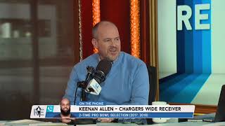 Chargers WR Keenan Allen discusses the upcoming birth of child #3 w/ Rich Eisen | 1/8/19