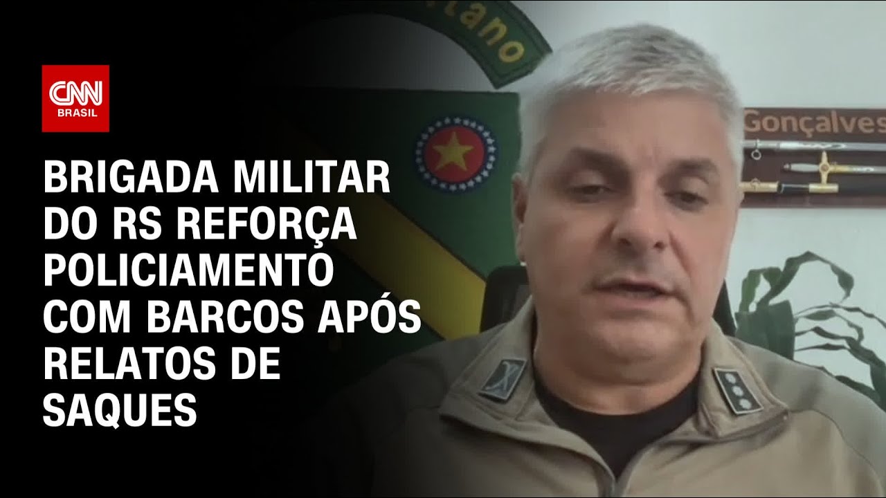 Brigada Militar do RS reforça policiamento com barcos após relatos de saques | BRASIL MEIO-DIA