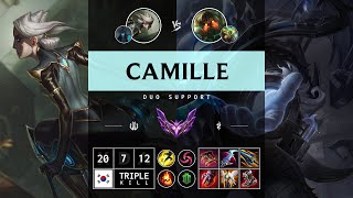 Camille Support vs Nautilus - KR Master Patch 14.13