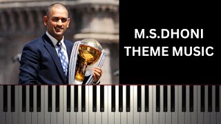 M. S. Dhoni movie theme music | Piano Cover | Tutorial |Sushant Singh Rajput