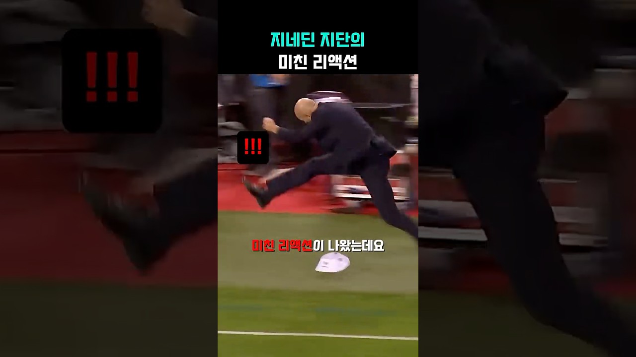 실제 경기에서 나온 지단의 역대급 리액션