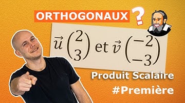 Corrected exercise - Check that 2 vectors are ORTHOGONAL - First