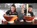 GIANT Ramen Challenge (vs Morgan) (3,000,000 Sub Video!)