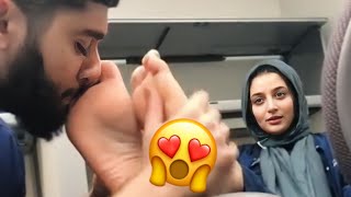 Smelling Hijab Feet 