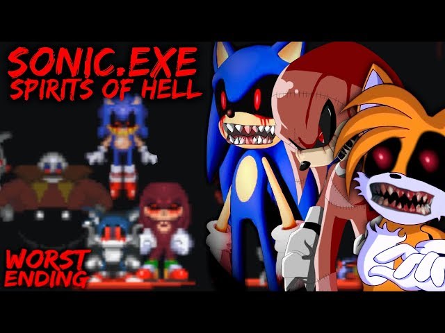 STORY SONIC EXE Spirits of HELL ROUND 2 with ALL ENDINGS 