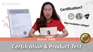FAQ: CRXCONEC Product Certification & Test