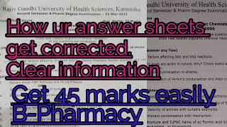 How ur B-PHARMACY answer sheets get corrected|Score 45+ marks by following these tricks| screenshot 3