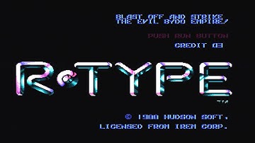 R-Type NEC PC Engine Coregrafx 1080p RGB Scart-to-hdmi upscaler sample