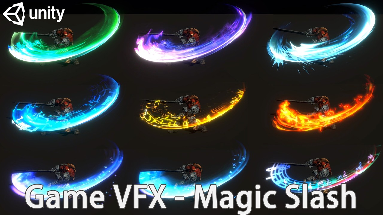 Unity Game VFX - Magic Slash(Tutorial) - YouTube