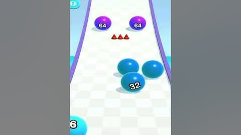 Ball Run 2048 - All Levels Gameplay Android, iOS 🎱🏀 #Shorts