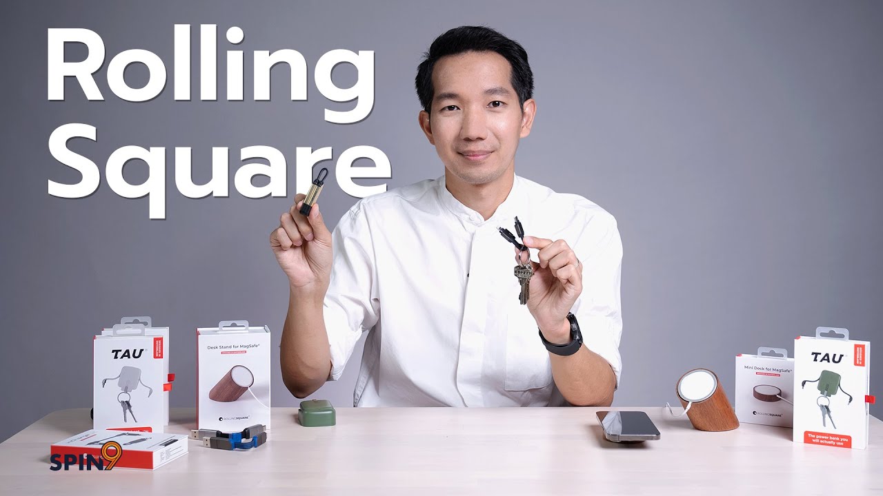 [spin9] รีวิว inCharge จาก Rolling Square — สายชาร์จพกพาที่เล็กที่สุดในโลก