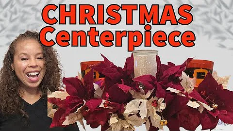 Dollar Tree Christmas Centerpiece Quick and Easy Decor