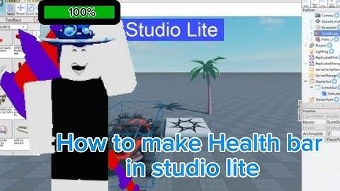 How to make health bar in studio lite