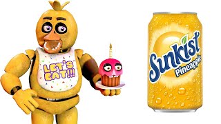 FNAF Characters and their favorite FOODS + DRINKS & Five Nights At Freddy's IN REAL LIFE