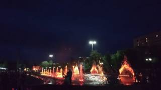 Поющие фонтаны Усть-Каменогорска Поющие фонтаны Усть-Каменогорска