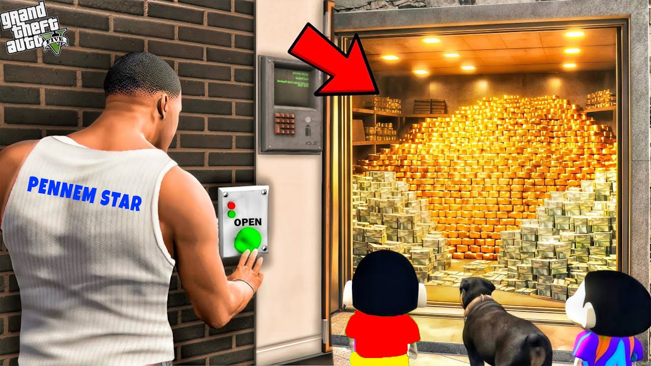 Franklin Found A Secret Bunker Inside His House in GTA 5 in Telugu