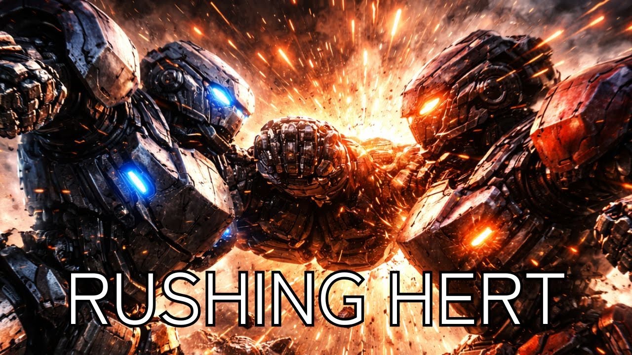 RUSHING HERT | Electronic Metal | BPM200 | Female Vocal | Mecha Battle