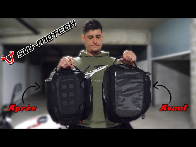 CRIVIT Sac à dos moto 18 L ou sacoche de selle moto 20…