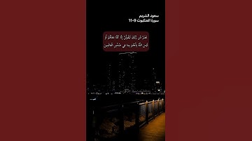 سورة العنكبوت الاية 9-11