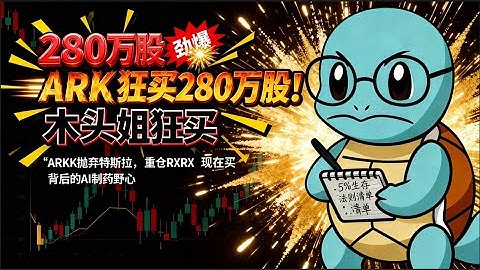 深度揭秘：木头姐为何“弃车从药”？RXRX vs SDGR，谁才是AI制药真龙头？#RXRX #木头姐 #ARKK#杰尼漫谈美股 #财经分析