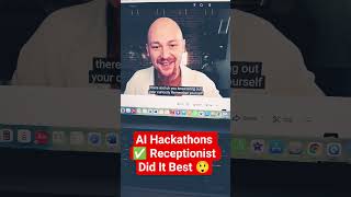 AI Hackathons ✅️ Receptionist Did It Best 😲 AI Advantage Summit 2025 💥 #shorts #ai #aisummit #event