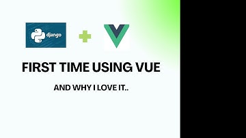 First time using VUE.js with Django and here